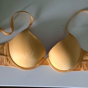 yellow VS PINK bra